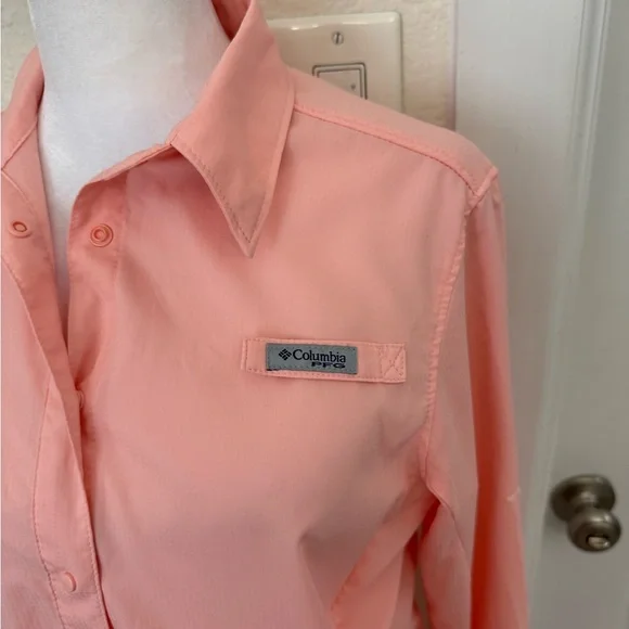 Columbia Light Pink Button-Up Shirt - Picture 8 of 10